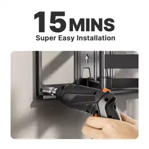 Soporte de Pared MountFTV Full Motion para TV de 37 a 90 Pulgadas, 132 lb y VESA 600x400 miniatura 7